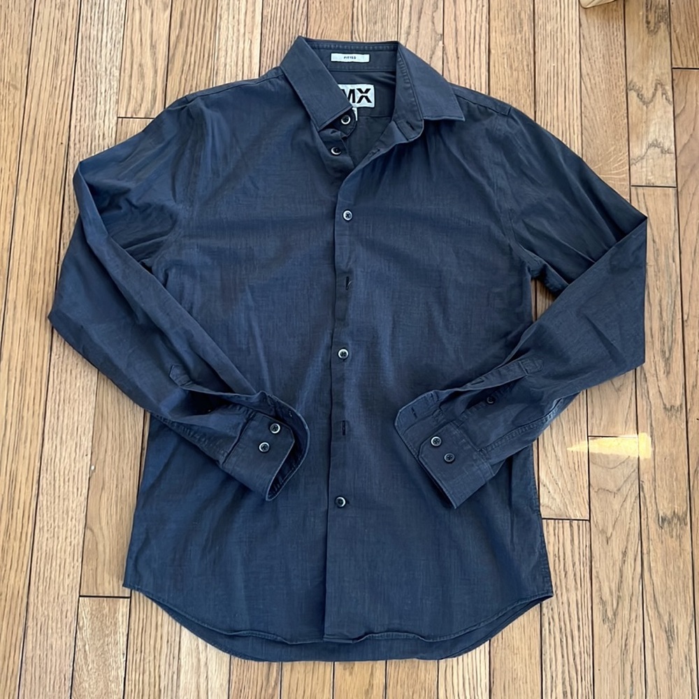 Dark Grey Express Button Down - image 1
